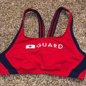Speedo lifeguard swimsuit top